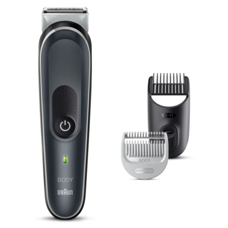 Afeitadora eléctrica Corporal Braun BodyGroomer BG5340 3 en 1 Negro/Plata - Ítem