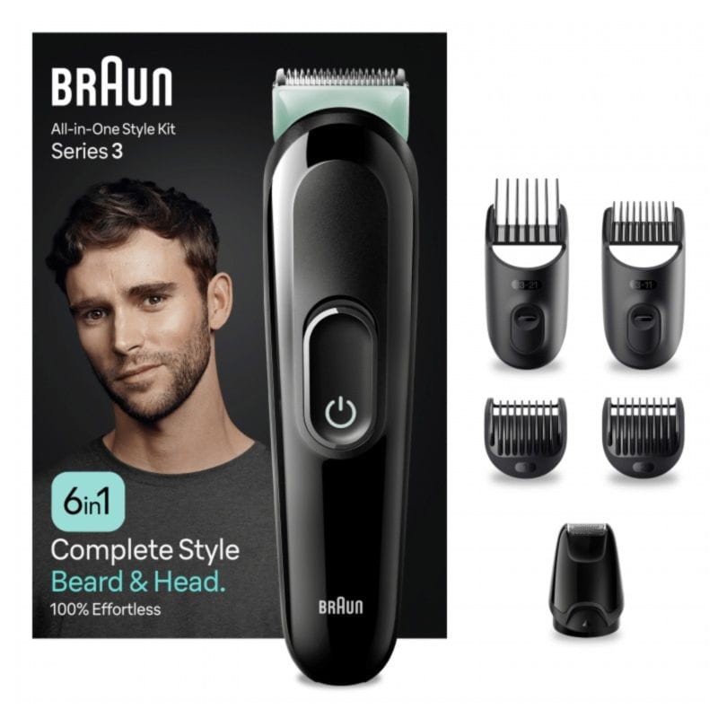 Afeitadora eléctrica Braun MGK3411 6 en 1 Negro - Ítem1
