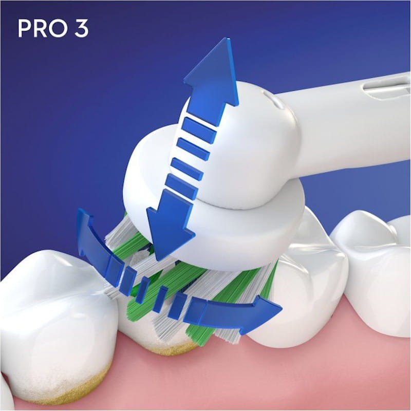 Braun Oral-B PRO 3 3700 Brosse à Dents Bleu - Ítem2