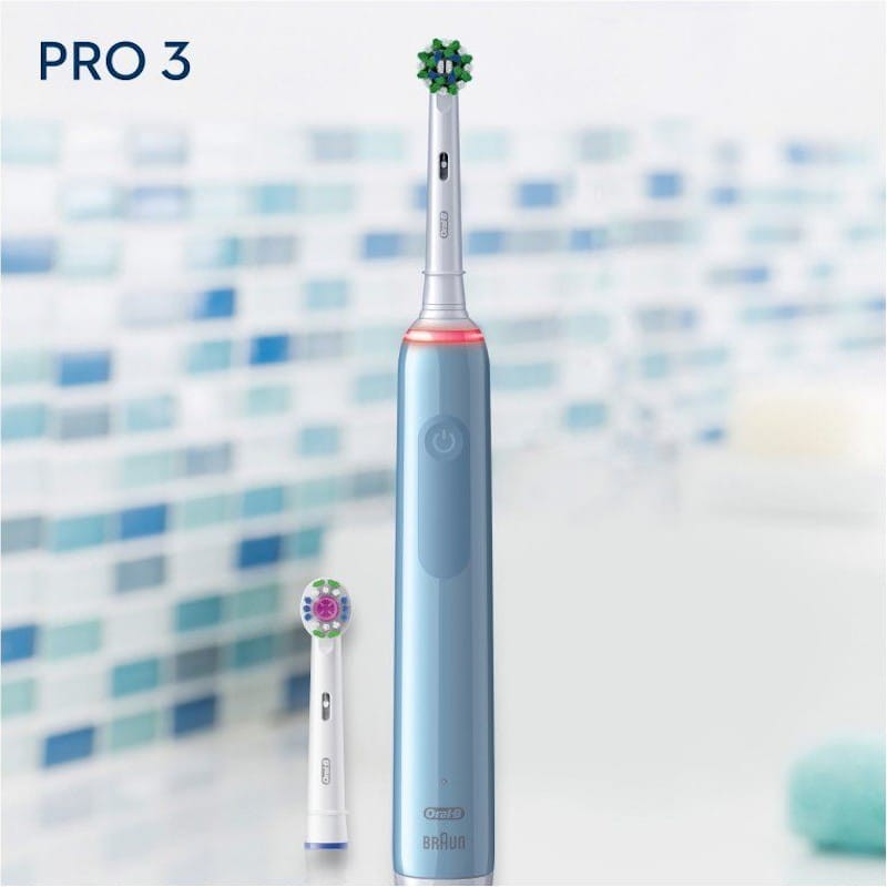 Braun Oral-B PRO 3 3700 Brosse à Dents Bleu - Ítem3