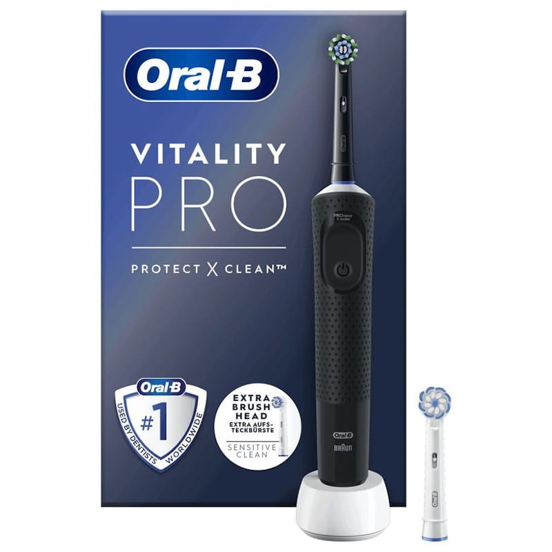 Cepillo de Dientes Eléctrico - Oral-B Pro 1 790 Pack Duo, Negro