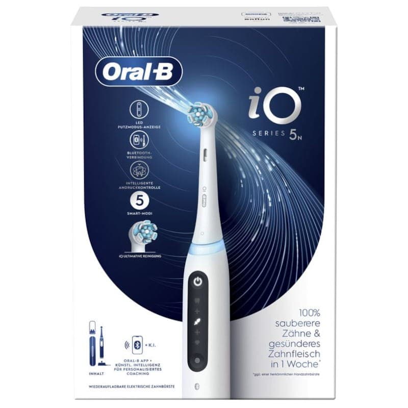 Brosse à Dents Électrique Braun Oral-B iO Series 5 Blanc - Boître