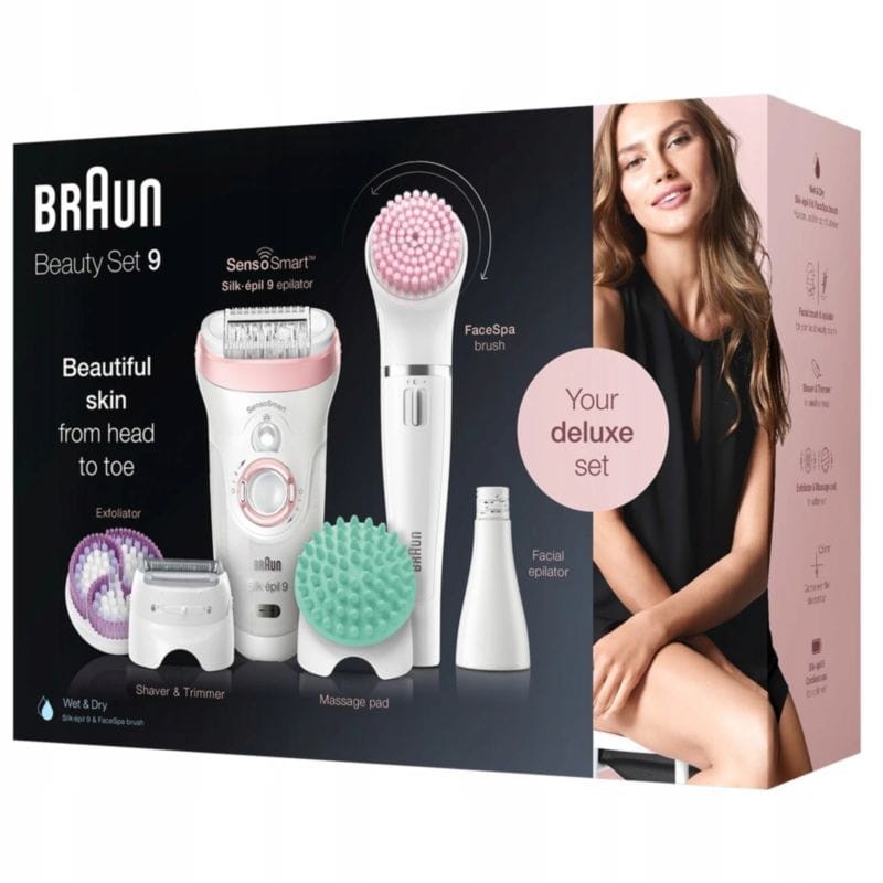 Braun Silk-épil 9 81683683 Blanc/Rose - Épilateur - Ítem3