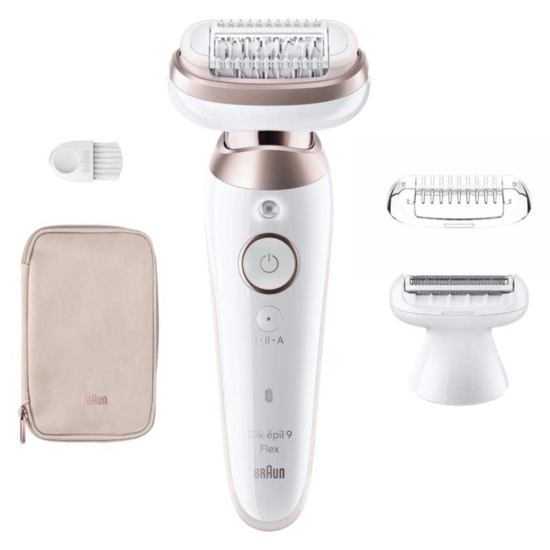 Braun Silk-épil 9 Flex 9-030 3D 40 pinzas Rosa/Blanco - Depiladora - Ítem