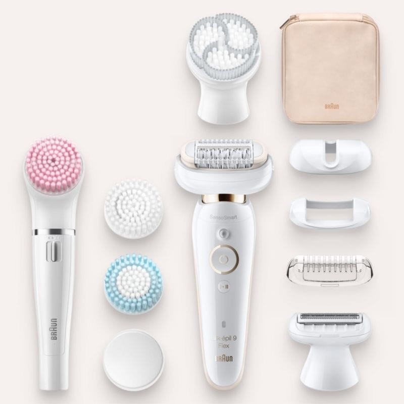 Braun Silk-épil 9 Flex 9100 BS 40 pinzas Oro/Blanco - Depiladora multifunción - Ítem2