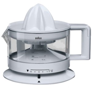 Braun TributeCollection CJ 3000 Extracteur de Jus Electrique 20W Blanc