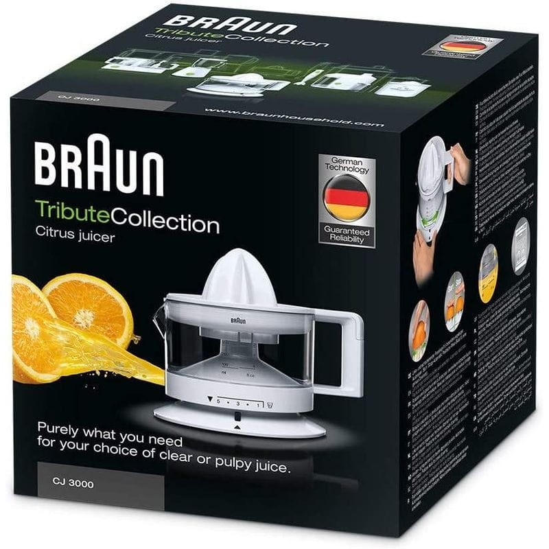 Braun TributeCollection CJ 3000 Exprimidor eléctrico 20W Blanco - Ítem3