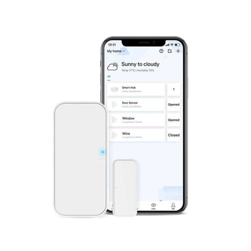 Broadlink DS4-FC avec hub S3 compatible avec Alexa et Google Home
