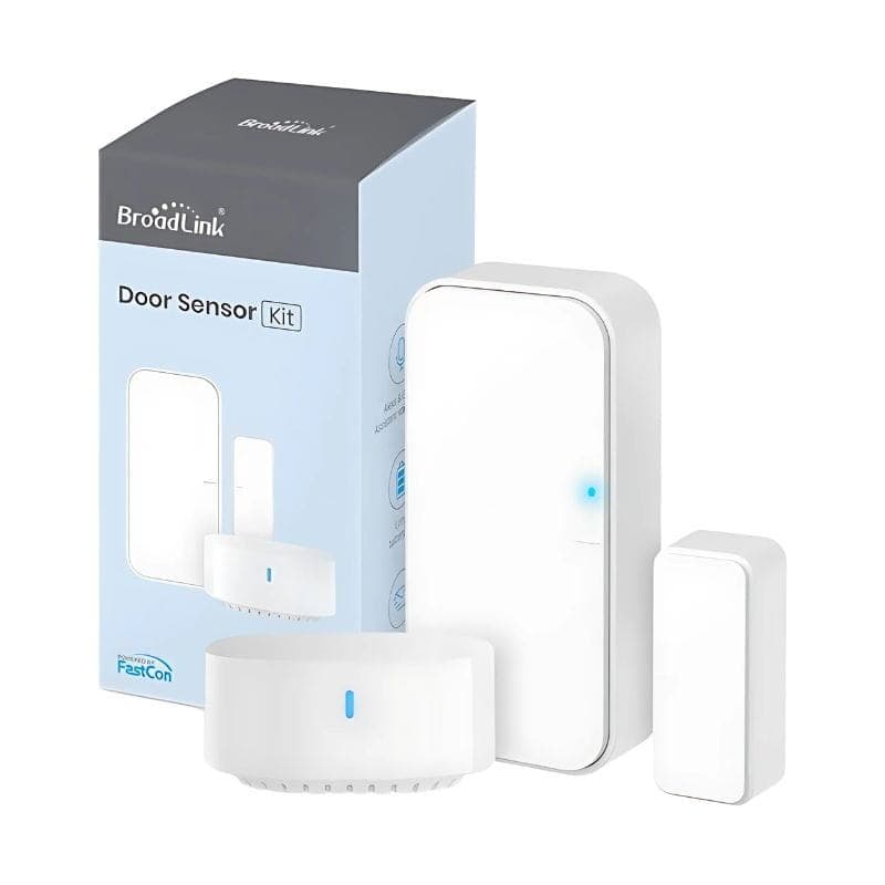 Conteúdo da caixa Broadlink DS4-FC com cubo S3