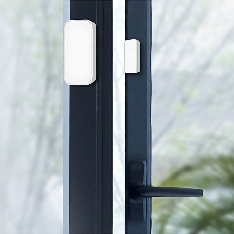 Broadlink DS4-FC com S3 Hub na moldura da janela