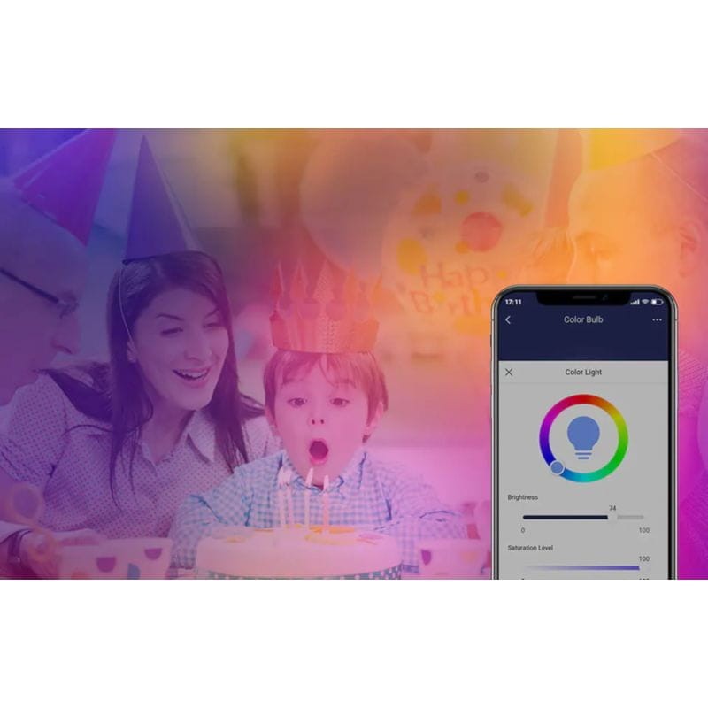 Broadlink LB4E27 E27 9W - Ampoule LED RGB intelligente - Ítem5