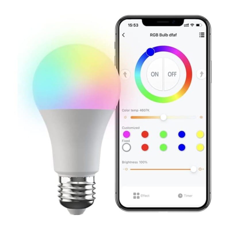 Broadlink LB4E27 E27 9W (pacote de 4) - Lâmpada LED RGB Inteligente - Item6