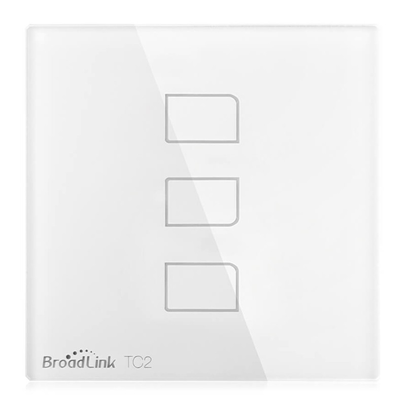 Interruptor Triple Broadlink TC2-3 Luz inteligente
