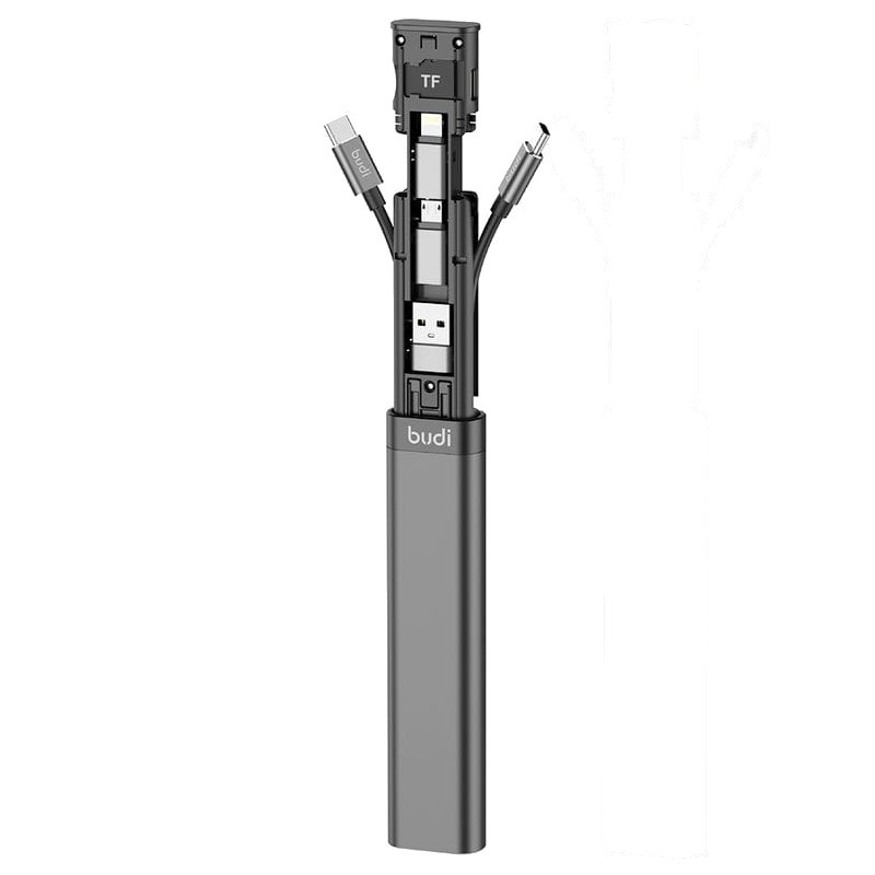 Adaptateur Carte Multifonction Universel Budi 9 en 1 Noir - Ítem