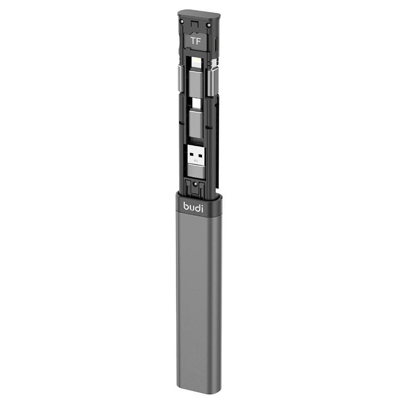 Adaptateur Carte Multifonction Universel Budi 9 en 1 Noir - Ítem1