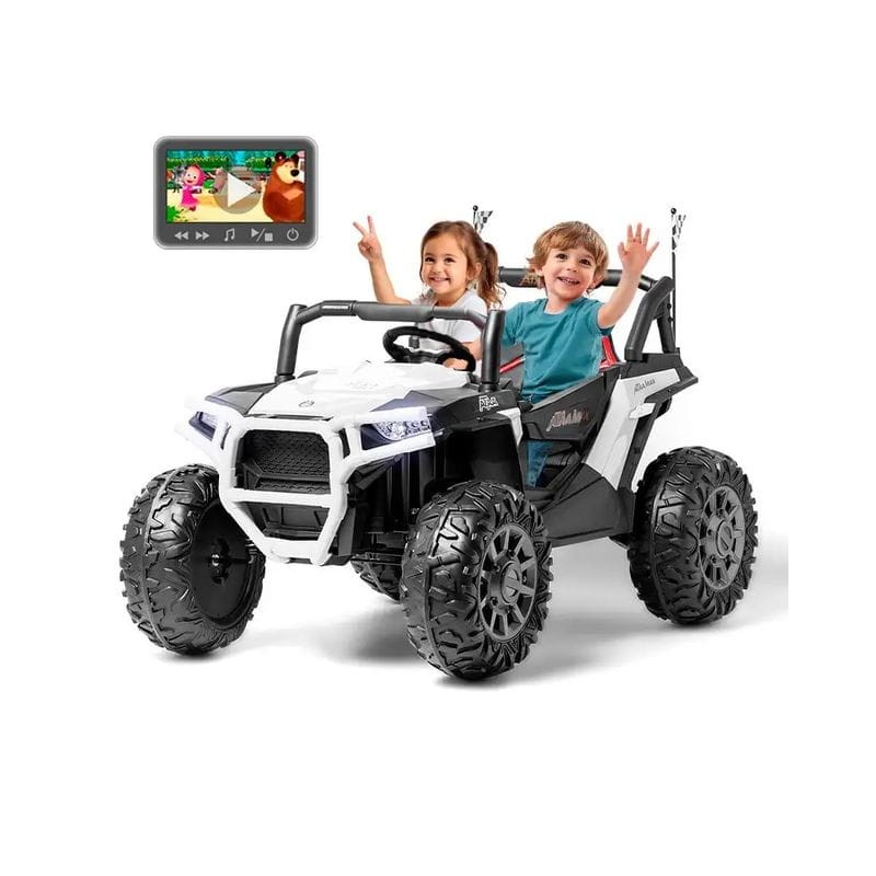 Buggy Max XXL UTV 24V Branco - Carro Elétrico para Crianças - Item1