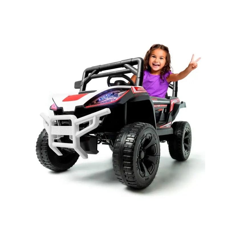 Buggy Tabernas 12V Blanco - Coche eléctrico para niños - Ítem1