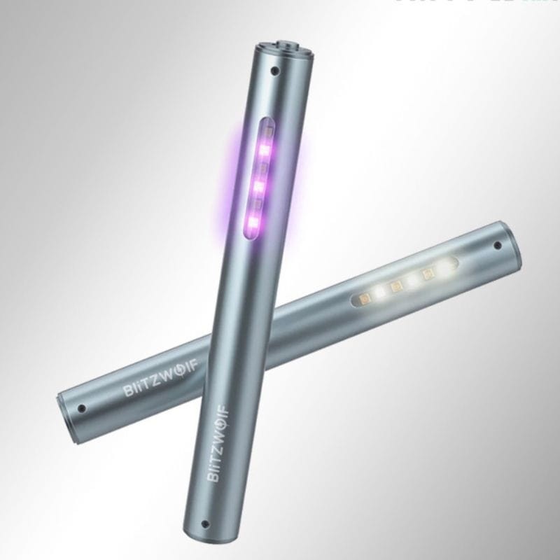BlitzWolf BW-FUN9 - Lampe portable 2-en-1 avec fonction de stérilisation UV - Ítem1