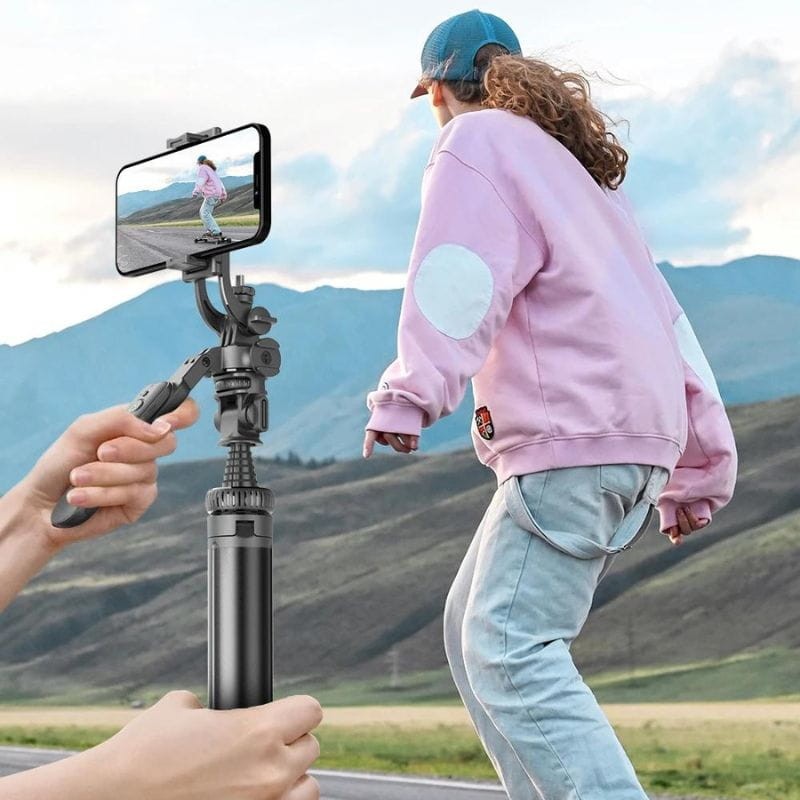 Bastão de selfie C05 com tripé extensível até 2,05 metros para smartphones e câmaras com controlo remoto - Item3