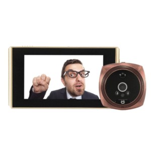 Olho mágico digital Escam C13 FullHD Cobre