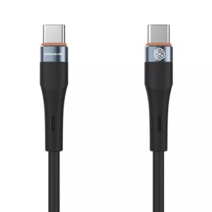 Nillkin Flowspeed 1,2m 60W USB C a USB C Negro - Cable de Carga