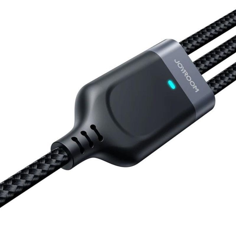 Joyroom S-1T3018A18 3 en 1 Multi 1.2m Noir - Câble de charge - Ítem2