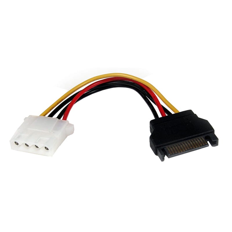 Cable adaptador de alimentación MOLEX LP4 4 Pines a SATA - Ítem