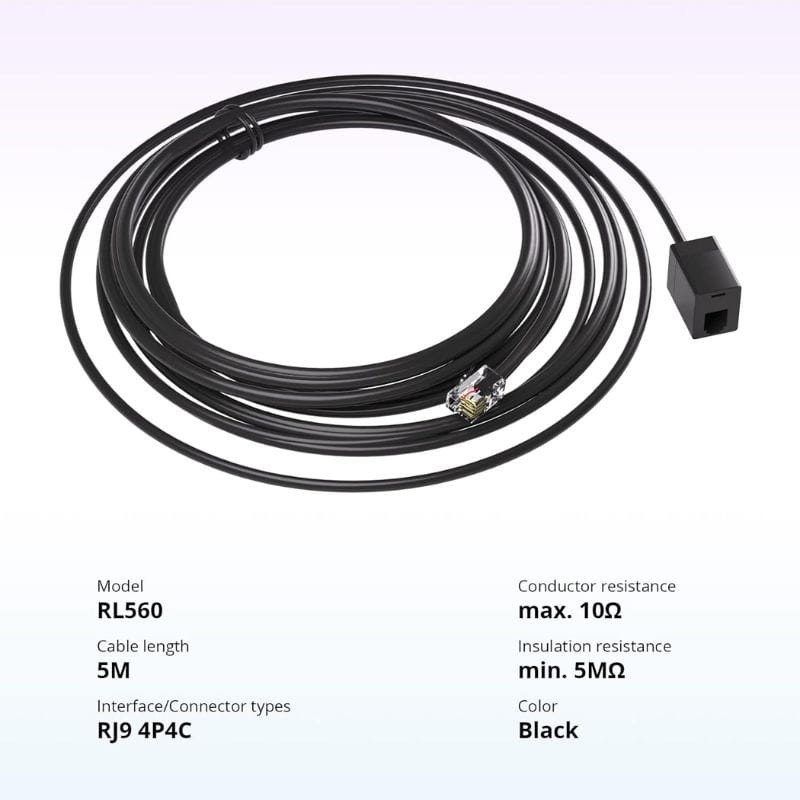 Câble d'extension de capteur Sonoff RL560 Noir - Ítem3