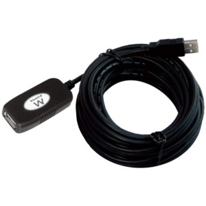 USB extension cable 10m - USB Female / USB Male Adapter - 10 meter cable - Allows Connecting up to 4 USB Extension Cables - Signal Amplifier - Maximum Transfer of 480 Mbit / s