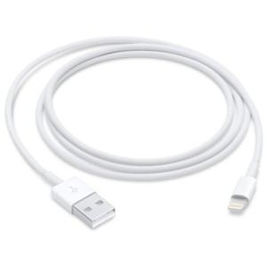 Cable Apple USB 2.0 a Lightning 1m Blanco