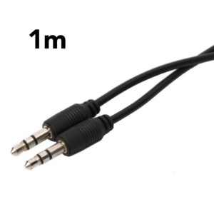 Cable Audio Jack 3.5mm Macho/Macho 1m