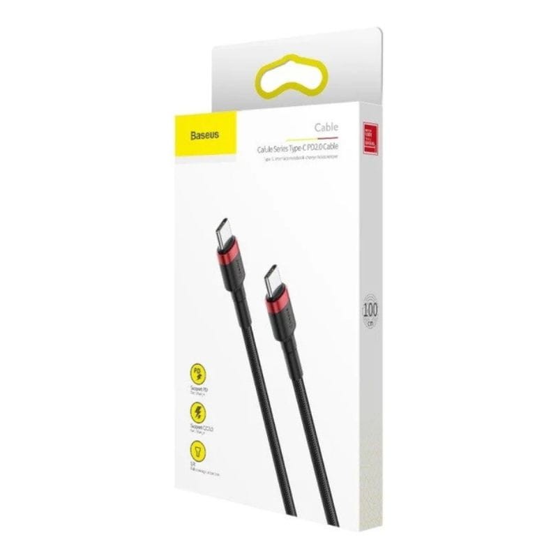 Câble Baseus USB Type C vers USB Type C 60W - Ítem5