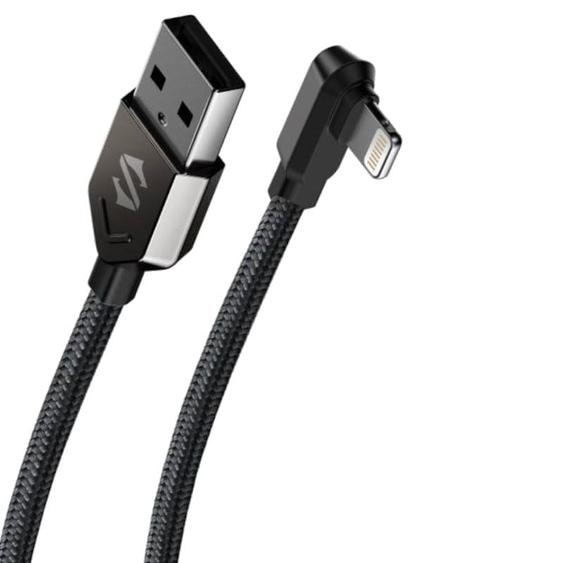 Cable Acodado Black Shark Lightning a USB-A 1.8M - Ítem2