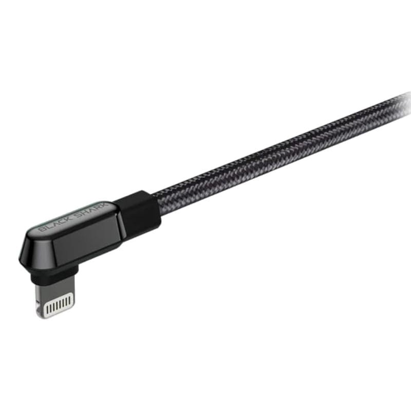 Cable Acodado Black Shark Lightning a USB-A 1.8M - Ítem4