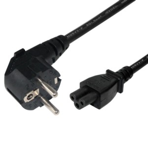 Cable de Alimentación Schuko a Trébol 1.5m C5