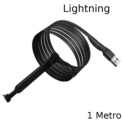 Cable Gaming Wsken Lightning iPhone 1m - Longitud 1 Metro - Conector Lightning - Carga Rápida - Soporte de Sujeción - Ítem