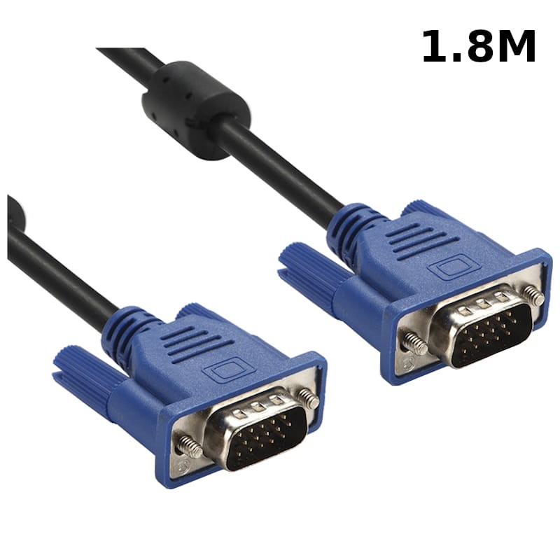 Cable VGA 1.8m M/M - 1.8 metros de longitud