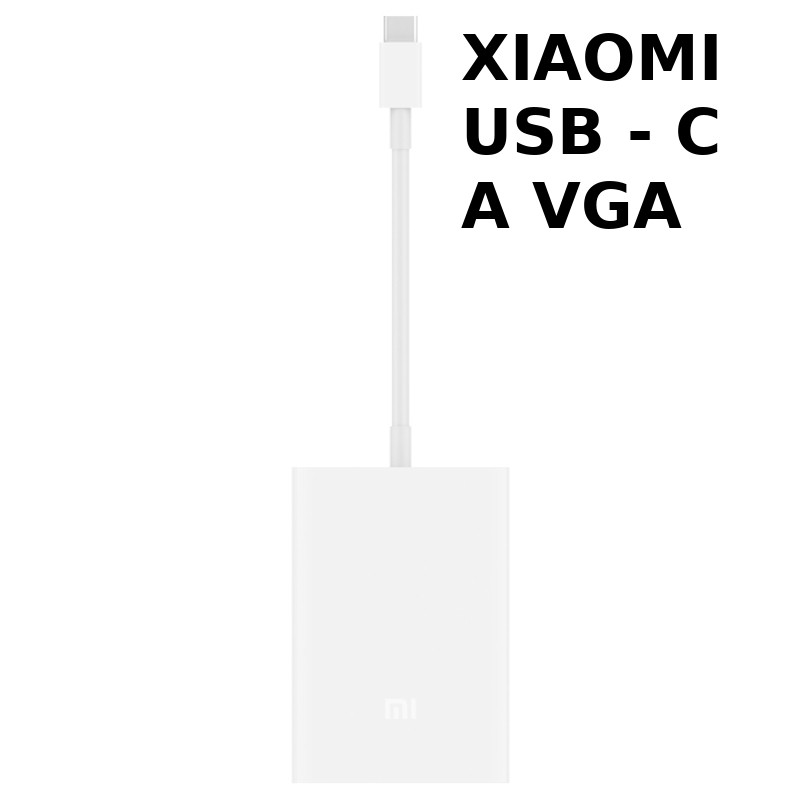 Cable Xiaomi Mi USB-C a VGA/USB 3.0 x2/Ethernet Gigabit