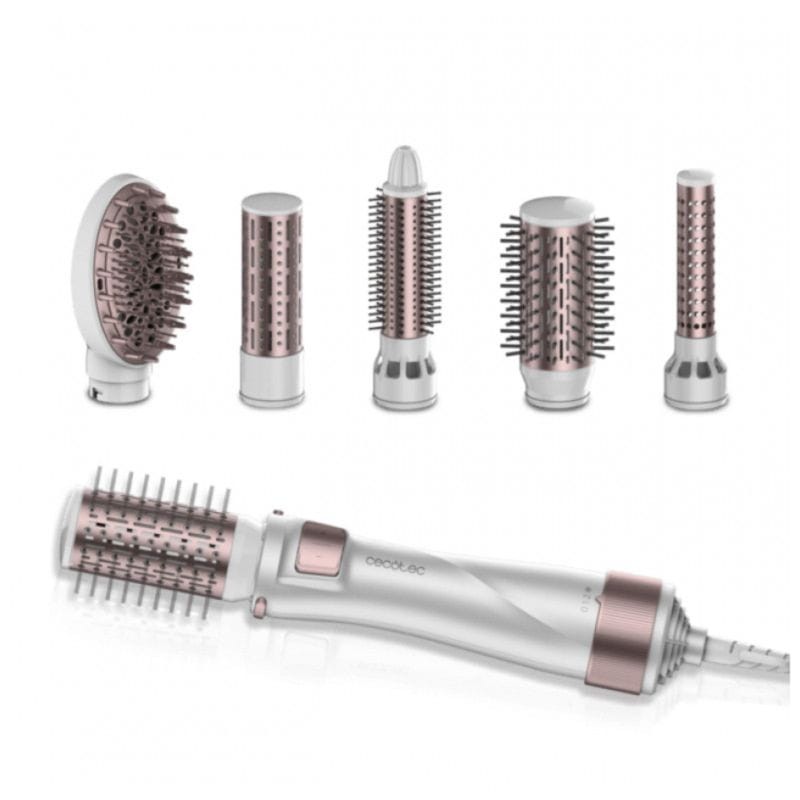 Cepillo de aire caliente Cecotec 03446 1000W Multifunción Gris/Oro rosado - Ítem