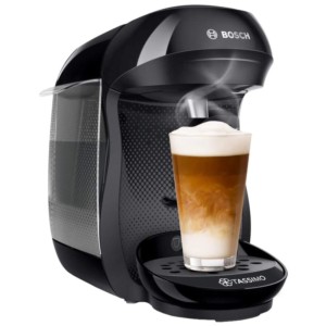Cafetera de Cápsulas Bosch Tassimo Happy Negro