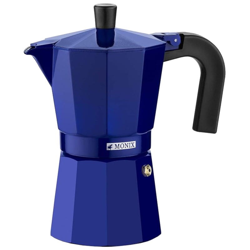 Cafetera Italiana Monix M301706 6 Tazas Azul - Ítem