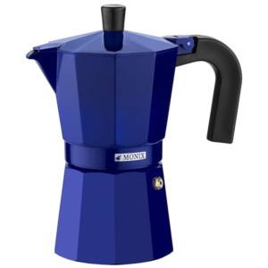 Cafetière Italienne Monix M301706 6 Tasses Bleu