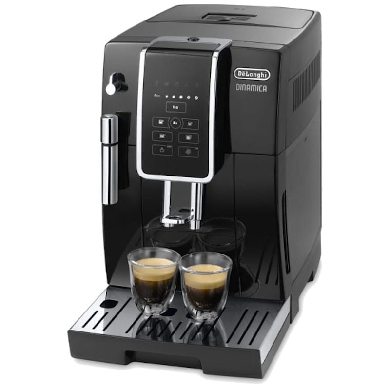 Cafetera superautomática  De'Longhi Magnifica S ECAM22.113.B, Molinillo  integrado, Sistema Thermoblock, Vaporizador, 1450 W, 15 bar, Negro