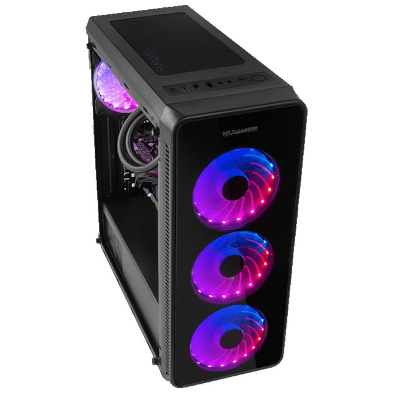 Caixa PC NOX Hummer TGM ARGB Vidro temperado USB 3.0 - Item7