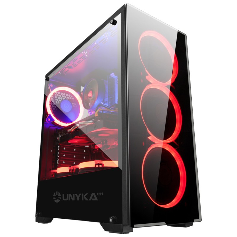 Buy Pc Case Unykach Armor Evo Transparent Rgb Powerplanetonline