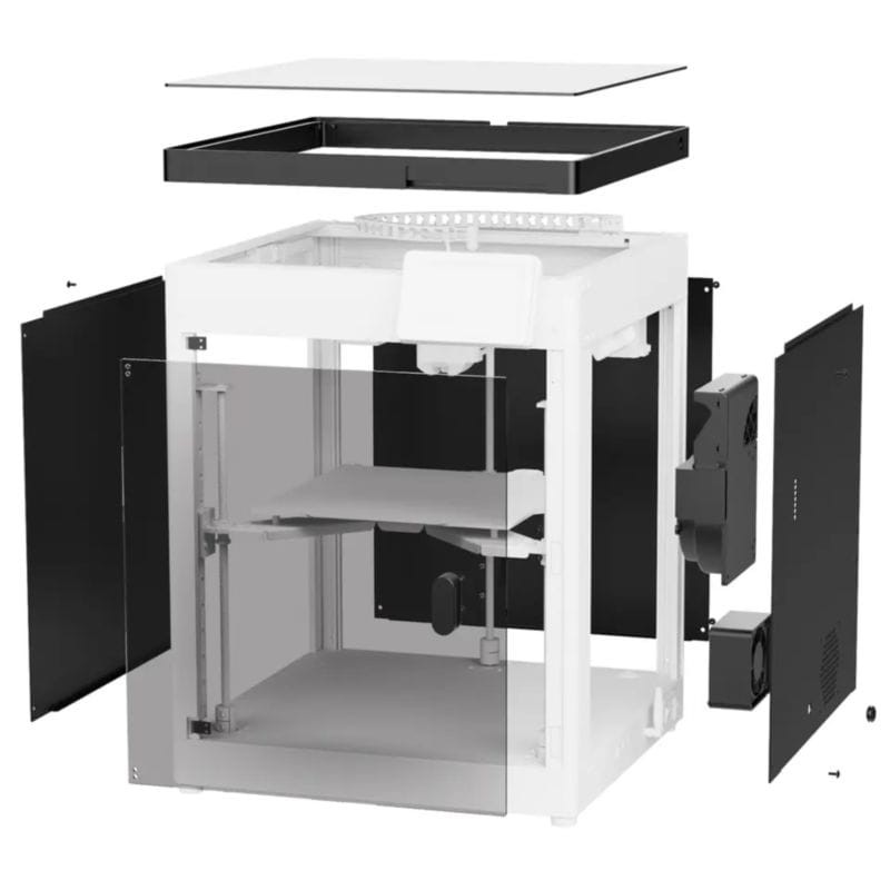 Caja SK1 Two Trees con carcasa/ventilador auxiliar/dispositivo de filtrado Negro - Ítem4