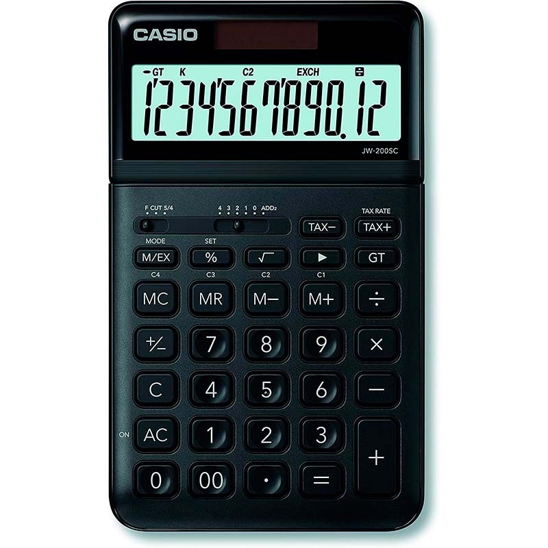 Calculadora de mesa Casio JW-200SC Preto - Item