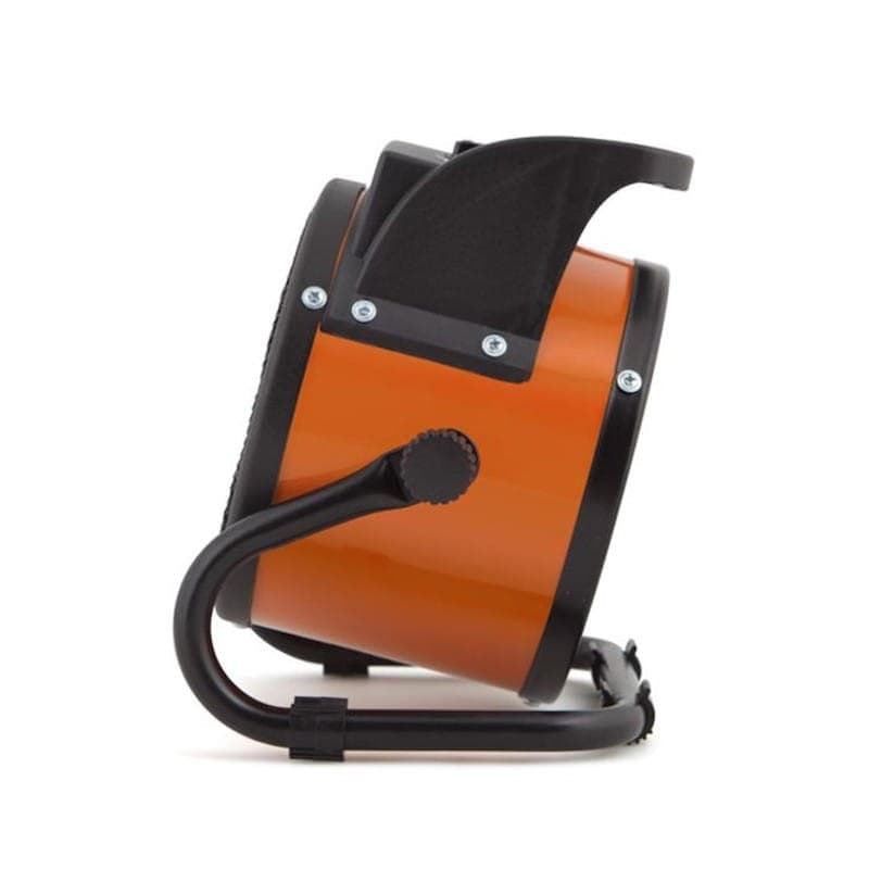 Vue de profil du Chauffage en Céramique Orbegozo FHR 2040 Noir/Orange