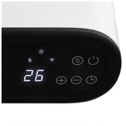 Detalle del termostato digital del Calefactor Cerámico de Pared Orbegozo SPW 8000  Negro/Blanco