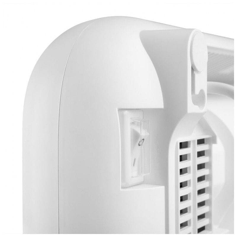 Detalle del interruptor de desconexión total del Calefactor Cerámico de Pared Orbegozo SPW 8000  Negro/Blanco
